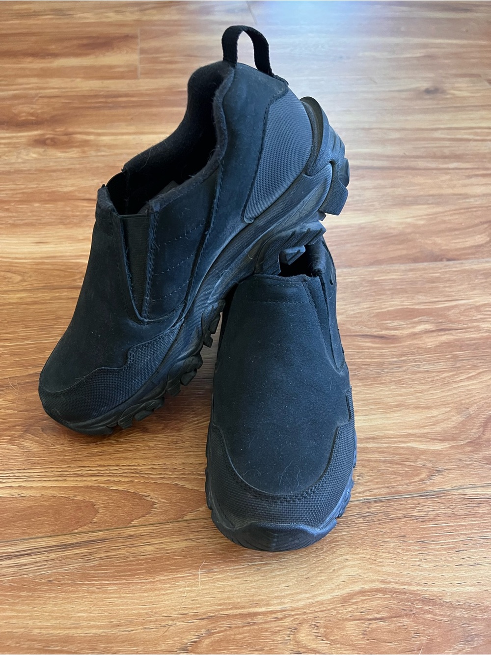 Women’s Merrell Jungle Moc Slip-On All-Black Trail Shoes